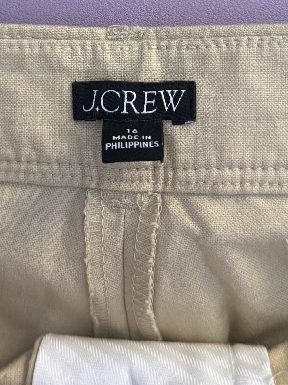 J. Crew Full-length wide-leg trouser in cotton blend - Picture 5 of 7
